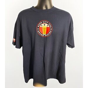 Beer City USA Brewery Graphic T-Shirt XL Beer Logo Grand Rapids‎